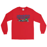Eggcelsior! Marvel's Avengers Stan Lee Parody Portrait Excelsior Men's Long Sleeve T-Shirt + House Of HaHa Best Cool Funniest Funny Gifts