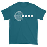 PAC's No Moon! Death Star Pac Man Mashup Men's Short Sleeve T-Shirt + House Of HaHa Best Cool Funniest Funny Gifts