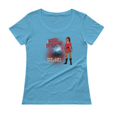 Red Skirts: Ensign Mutai  Ladies' Scoopneck T-Shirt + House Of HaHa Best Cool Funniest Funny Gifts