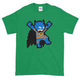 Batman Perler Art Men's Short-Sleeve T-Shirt by Silva Linings + House Of HaHa Best Cool Funniest Funny Gifts