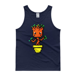 Baby Groot Perler Art Tank Top by Aubrey Silva + House Of HaHa Best Cool Funniest Funny Gifts