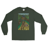 Walkers Of Oz: Zombie Wizard of Oz Cornfield Parody  Men's Long Sleeve T-Shirt + House Of HaHa Best Cool Funniest Funny Gifts