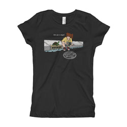 April in New York TMNT Are You a Ninja? Sewer Turtle Girl's Princess T-Shirt + House Of HaHa Best Cool Funniest Funny Gifts