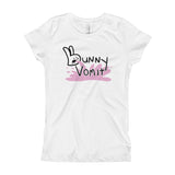 Bunny Vomit Log Girl's Princess T-Shirt - House Of HaHa