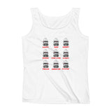 Moods Cylon Emotion Chart Mashup Parody Ladies' Tank Top + House Of HaHa Best Cool Funniest Funny Gifts