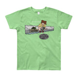 April in New York TMNT Are You a Ninja? Sewer Turtle Youth Short Sleeve T-Shirt - Made in USA + House Of HaHa Best Cool Funniest Funny Gifts