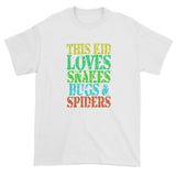 This Kid Loves Snakes Bugs Spiders Creepy Critters Short sleeve t-shirt + House Of HaHa Best Cool Funniest Funny Gifts