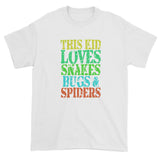 This Kid Loves Snakes Bugs Spiders Creepy Critters Short sleeve t-shirt + House Of HaHa Best Cool Funniest Funny Gifts