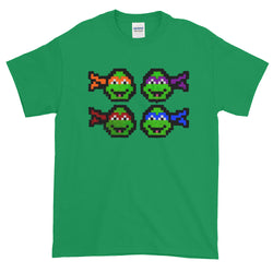 Ninja Turtles Perler Art Short-Sleeve T-Shirt by Aubrey Silva + House Of HaHa Best Cool Funniest Funny Gifts