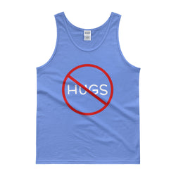 No Hugs Don't Touch Me Introvert Personal Space PSA Men's Tank Top + House Of HaHa Best Cool Funniest Funny Gifts