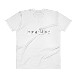 BaseLine Lithium Bipolar Awareness Men's V-Neck T-Shirt + House Of HaHa Best Cool Funniest Funny Gifts