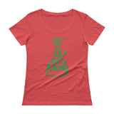 Can't We All Just Get a Bong Ladies' Scoopneck Women's T-Shirt + House Of HaHa Best Cool Funniest Funny Gifts