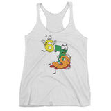 Why was 6 Afraid of 7 Seven Ate Nine Cute Zombie Pun Women's tank top + House Of HaHa Best Cool Funniest Funny Gifts