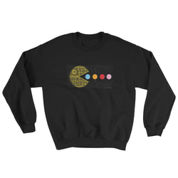 PAC-MOON Death Star Pac-Man Mashup Sweatshirt by Aaron Gardy + House Of HaHa Best Cool Funniest Funny Gifts