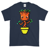 Baby Groot Perler Art Short-Sleeve T-Shirt by Aubrey Silva + House Of HaHa Best Cool Funniest Funny Gifts