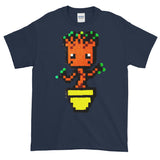 Baby Groot Perler Art Short-Sleeve T-Shirt by Aubrey Silva + House Of HaHa Best Cool Funniest Funny Gifts