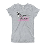 Bunny Vomit Log Girl's Princess T-Shirt - House Of HaHa