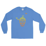 Butterfly Skull Men's Long Sleeve T-Shirt - House Of HaHa