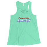 I Drank the Kewl Aid Psychedelic LSD Women's Flowy Racerback Tank + House Of HaHa Best Cool Funniest Funny Gifts