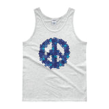 Puzzle Peace Sign Autism Spectrum Asperger Awareness Men's Tank Top + House Of HaHa Best Cool Funniest Funny Gifts