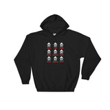 Moods Cylon Emotion Chart Mashup Parody Hooded Hoodie Sweatshirt + House Of HaHa Best Cool Funniest Funny Gifts