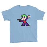 Joker Perler Art Youth Short Sleeve T-Shirt by Silva Linings + House Of HaHa Best Cool Funniest Funny Gifts