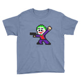 Joker Perler Art Youth Short Sleeve T-Shirt by Silva Linings + House Of HaHa Best Cool Funniest Funny Gifts