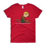 Why's Everybody Always Picking On Me? Women's Short Sleeve Aquaman Charlie Brown Mash-Up T-Shirt - House Of HaHa