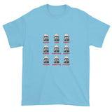 Moods Cylon Emotion Chart Mashup Parody Men's Short Sleeve T-Shirt + House Of HaHa Best Cool Funniest Funny Gifts
