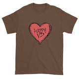 Happy VD Valentines Day Heart STD Holiday Humor Short Sleeve T-shirt + House Of HaHa Best Cool Funniest Funny Gifts