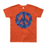 Puzzle Peace Sign Autism Spectrum Asperger Awareness Youth Short Sleeve T-Shirt - Made in USA + House Of HaHa Best Cool Funniest Funny Gifts
