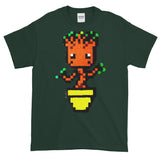 Baby Groot Perler Art Short-Sleeve T-Shirt by Aubrey Silva + House Of HaHa Best Cool Funniest Funny Gifts