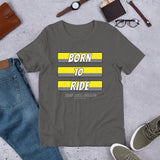Born to Ride Sand Lake Oregon Dunes ATV Short-Sleeve Unisex T-Shirt + House Of HaHa Best Cool Funniest Funny Gifts