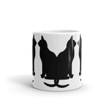 Black Cats Lucky Coffee Mug + House Of HaHa Best Cool Funniest Funny Gifts