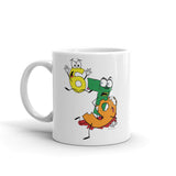 Why was 6 Afraid of 7 Seven Ate Nine Cute Zombie Pun Mug + House Of HaHa Best Cool Funniest Funny Gifts