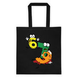 Why was 6 Afraid of 7 Seven Ate Nine Cute Zombie Pun Double Sided Print Tote Bag + House Of HaHa Best Cool Funniest Funny Gifts