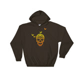 Butterfly Skull Men's Heavy Hooded Hoodie Sweatshirt - House Of HaHa