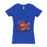 Red Skirts Security Team Women's V-Neck T-Shirt - House Of HaHa