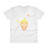 Butterfly Skull Mens' V-Neck T-Shirt - House Of HaHa