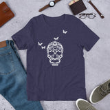 Butterfly Skull T-Shirt + House Of HaHa Best Cool Funniest Funny Gifts