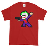 Joker Perler Art Short-Sleeve Men's T-Shirt by Silva Linings + House Of HaHa Best Cool Funniest Funny Gifts
