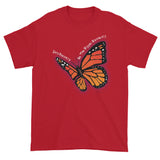 Be the Bigger Butterfly Shit Happens Good Advice Kindness Men's Short Sleeve T-Shirt + House Of HaHa Best Cool Funniest Funny Gifts