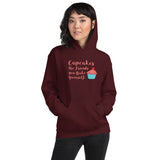 Cupcakes the Friends You Bake Yourself Unisex Hoodie + House Of HaHa Best Cool Funniest Funny Gifts