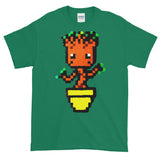 Baby Groot Perler Art Short-Sleeve T-Shirt by Aubrey Silva + House Of HaHa Best Cool Funniest Funny Gifts