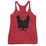 Black Cats Lucky Corset Women's Tank Top + House Of HaHa Best Cool Funniest Funny Gifts