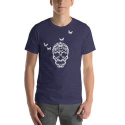 Butterfly Skull T-Shirt + House Of HaHa Best Cool Funniest Funny Gifts