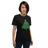 Funny Christmas Tree Unisex T-Shirt + House Of HaHa Best Cool Funniest Funny Gifts