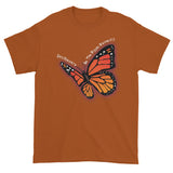 Be the Bigger Butterfly Shit Happens Good Advice Kindness Men's Short Sleeve T-Shirt + House Of HaHa Best Cool Funniest Funny Gifts