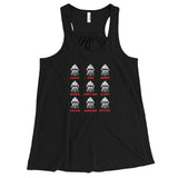 Moods Cylon Emotion Chart Mashup Parody Women's Flowy Racerback Tank + House Of HaHa Best Cool Funniest Funny Gifts