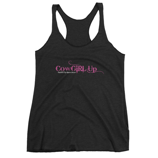 CowGirl Up Panties Up Spurs Down Girl Power Empowerment Women's tank top + House Of HaHa Best Cool Funniest Funny Gifts